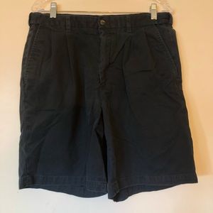 Men’s Haggar black shorts with expandable waist